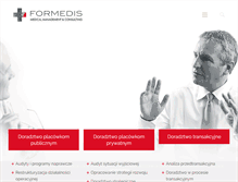 Tablet Screenshot of formedis.pl